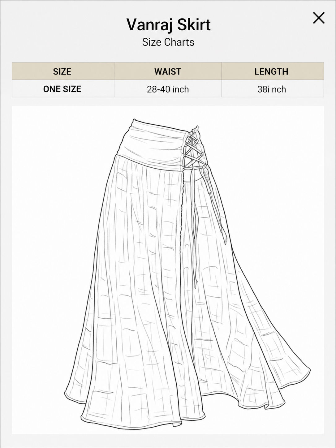 Vanraj Skirt